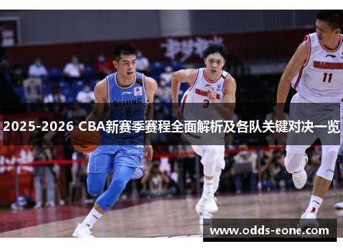 2025-2026 CBA新赛季赛程全面解析及各队关键对决一览